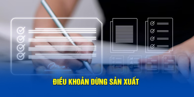 Điều khoản và điều kiện về dừng nhà cung cấp ứng dụng