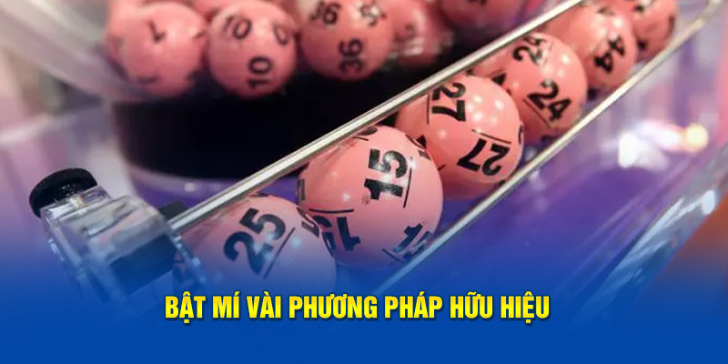 Bật mí vài phương pháp hữu hiệu